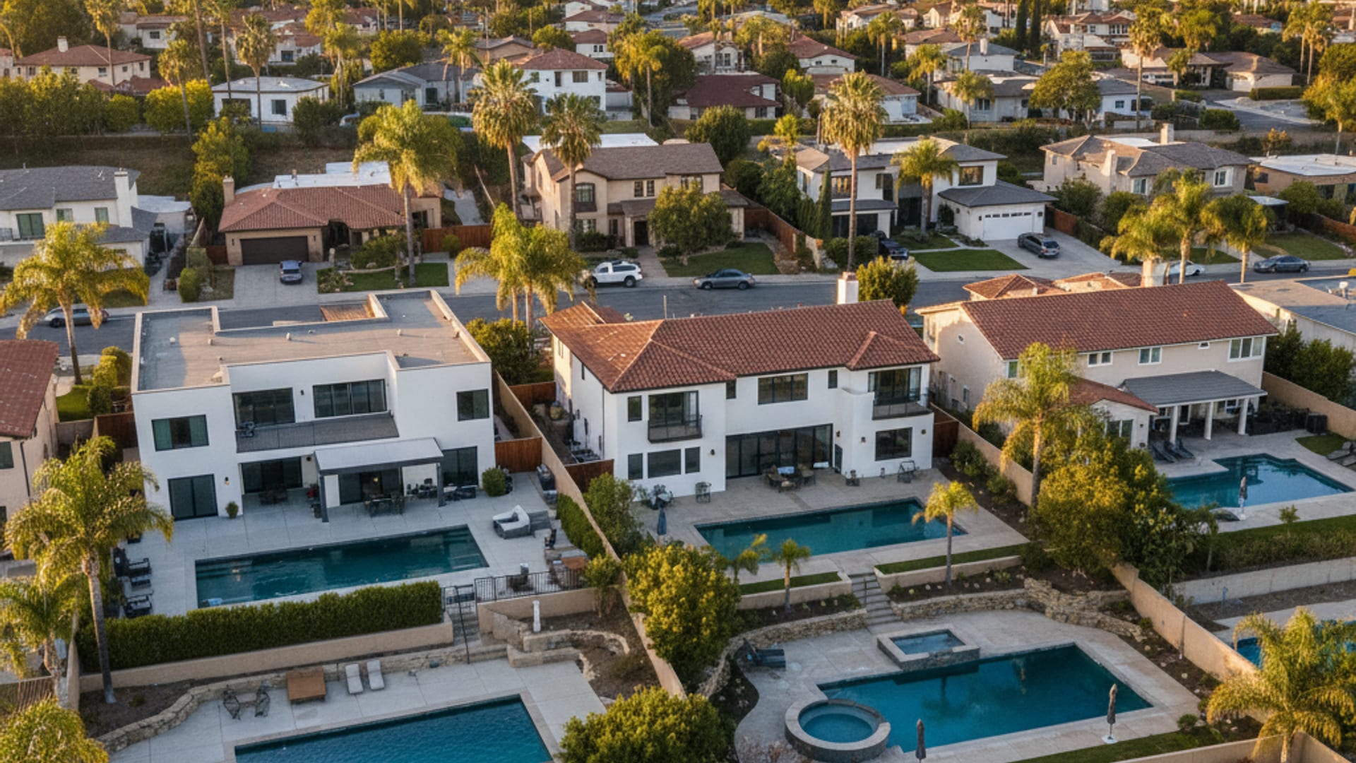 Residential neighborhood in Bonsall, San Diego County