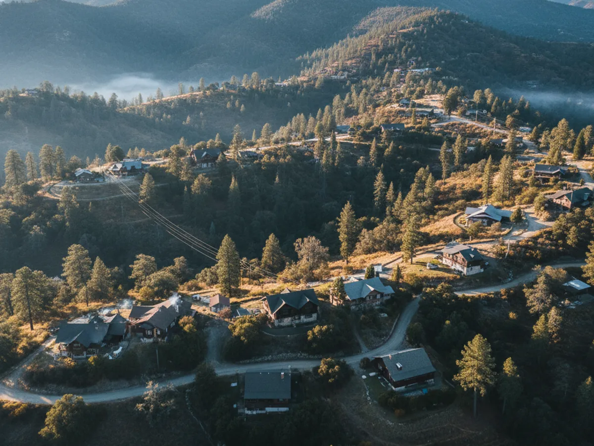 Mountain San Diego County neighborhood near Shelter Valley